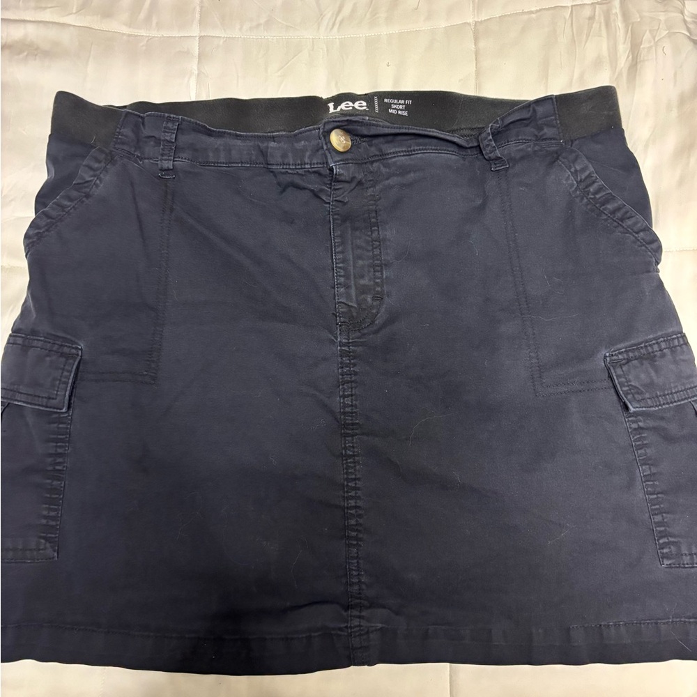 Lee Blue Mini Pencil Skirt Casual